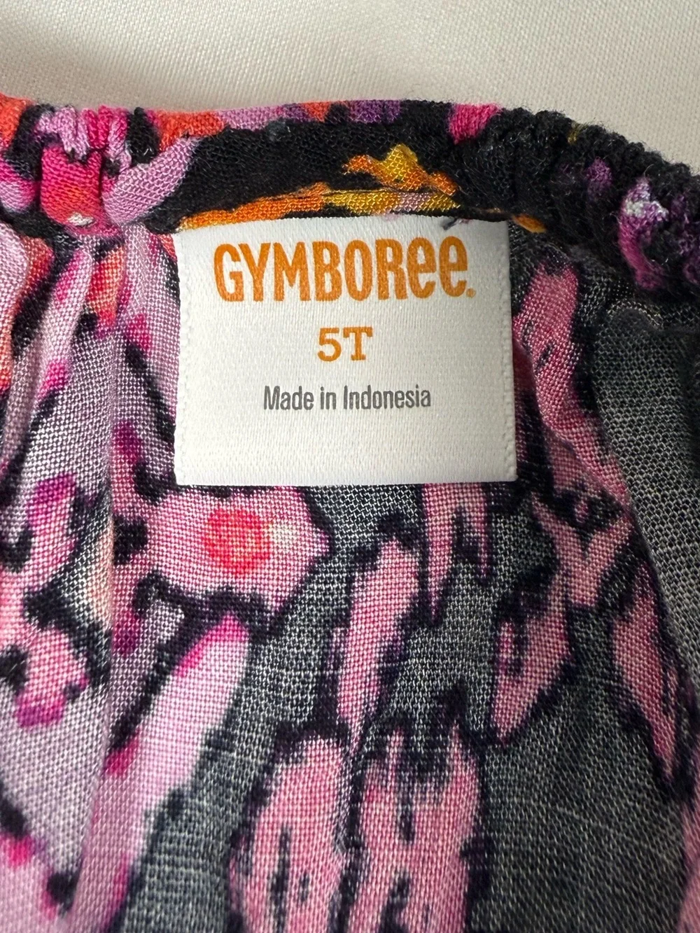 GYMBOREE Girls Ikat Romper 5T Boho Tribal Aztec Neon Summer‎ Festival Colorful